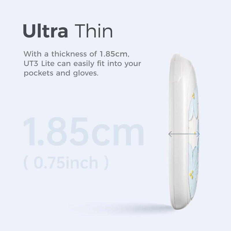 OCOOPA Magnetic Rechargeable Hand Warmers 2 Pack, Ultrathin Electric Handwarmers, Portable Pocket-Sized Heater, for Men, Women Purse Must Haves, Union UT3 Lite - Image 5